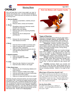 April 2014- Captain Cardio Flyer.pub