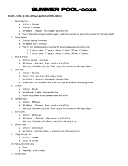 SUMMER POOL-ooza - Soledad-Mission Recreation District