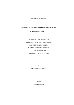 The effect of the three‐dimensional scale on the