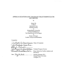 American Exceptionalism: The Role - MARS