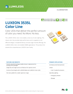 luXeon 3535l color line