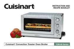 Cuisinart Convection Toaster Oven Broiler TOB-60