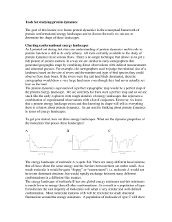 Protein dynamics and energy landscapes.