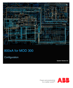 800xA for MOD 300, Configuration