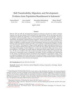 Skill Transferability, Migration, and