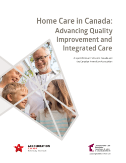 Home Care in Canada - Accreditation Canada