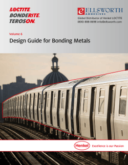 Design Guide for Bonding Metals