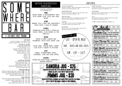 Sangria jug - $25 pimms jug - $30