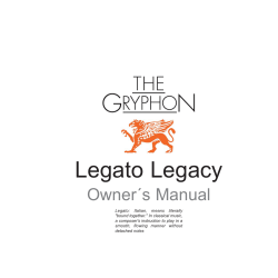 Legato legacy manual_Legato manual.qxd
