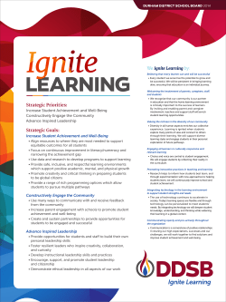 Ignite Learning - Durham District School Board