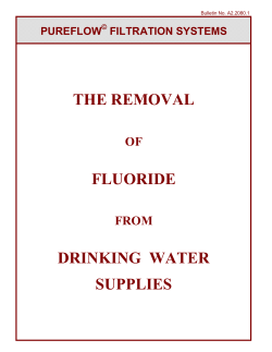 fluoride - Pureflow Filtration