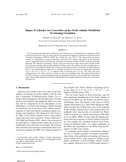 Impact of Labrador Sea Convection on the North Atlantic Meridional