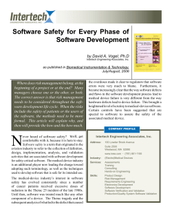 Software Safety for Every Phase of Software Development