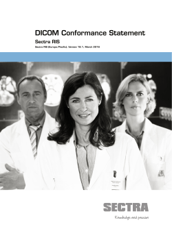 Sectra RIS version 18.1 (March 2016)