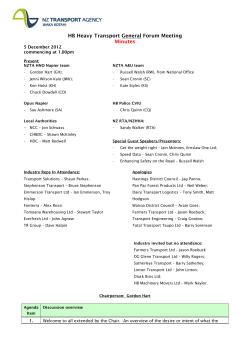 hb heavy transport general forum minutes 20121205