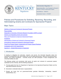 Administrative Regulation 7:3