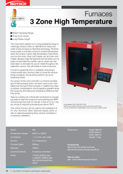 Furnaces 3 Zone High Temperature