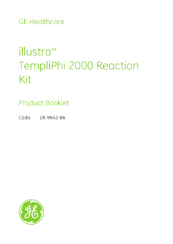 illustra™ TempliPhi 2000 Reaction Kit