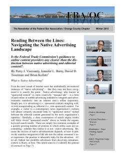 Reading Between the Lines: Navigating the Native Advertising