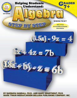 Chapter 1: Review of Number Systems (cont.) - Carson