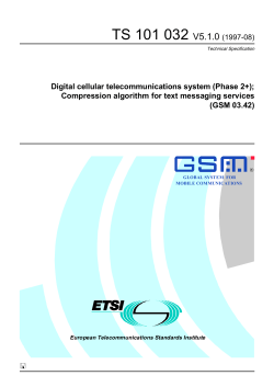 GSM 03.42