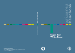 Agribusiness Handbook: Sugar Beets