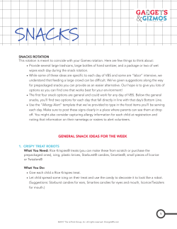 snacks - OrangeVBS