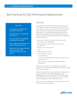 Best Practices for SSD Performance Measurement