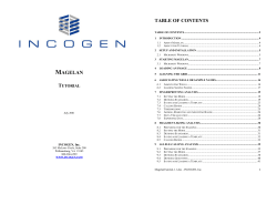 Magelan Tutorial