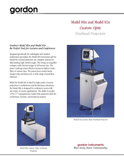 Overhead Projectors lit