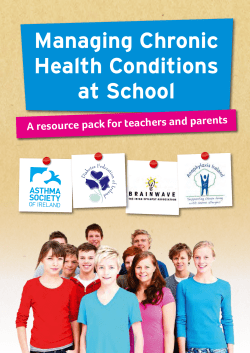 Managing Chronic Health Conditions at School