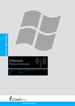 Manual - TU Delft Self