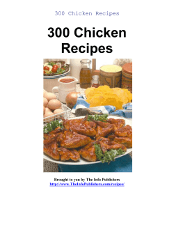 300 Chicken Recipes
