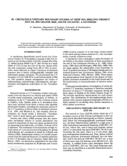 50. Cretaceous/Tertiary Boundary Studies at Deep Sea Drilling
