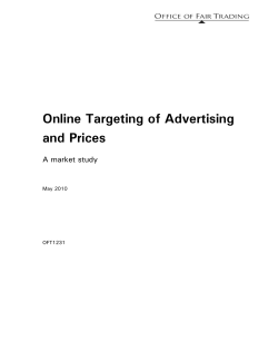 Online Targeting of Advertising and Prices