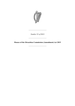 (Amendment) Act 2015 - Houses of the Oireachtas