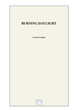 BURNING DAYLIGHT