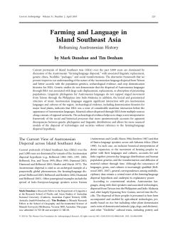 Farming and Language in Island Southeast Asia