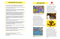 arts matter - Institute for Research and Reform in Education