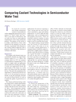 Comparing Coolant Technologies in Semiconductor Wafer Test