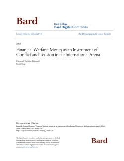 Financial Warfare - Bard Digital Commons
