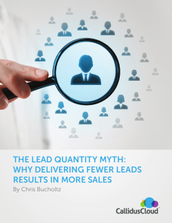 The Lead Quantity Myth.indd