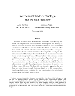 International Trade, Technology, and the Skill Premium