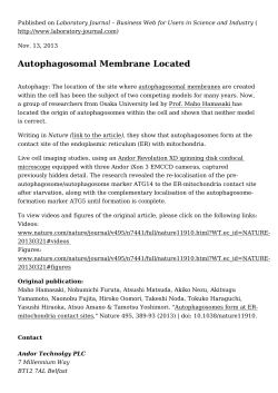Autophagosomal Membrane Located