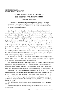 global geometry of polygons. i: the theorem of fabricius
