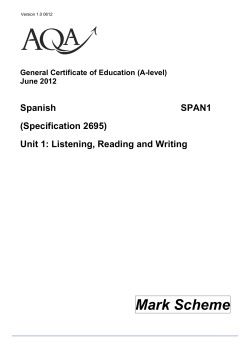 AS JUN 2012 MS - myspanishexam