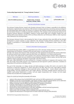 Engineering - Neutral Buoyancy Facility (NBF)