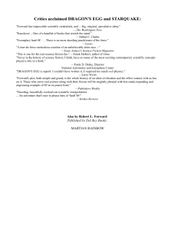 Robert L Forward - Dragons Egg and Starquake