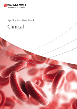 Clinical - Shimadzu Europa GmbH