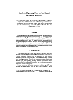 Lubricated Squeezing Flow: A New Biaxial Extensional Rheometer